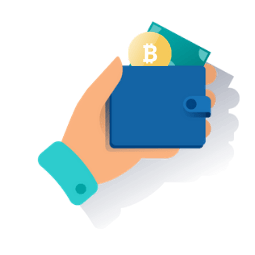 Two types of Wallet with different security levels, for  Bitcoin and Ether