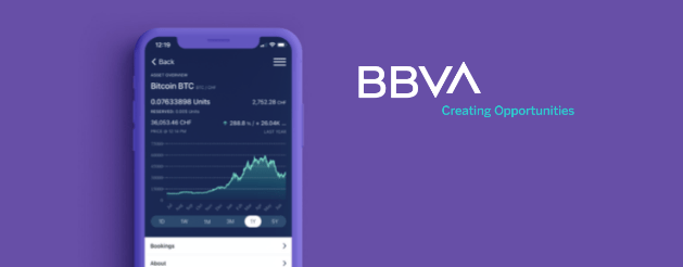 BBVA in Switzerland launches its cryptoasset offering to the market