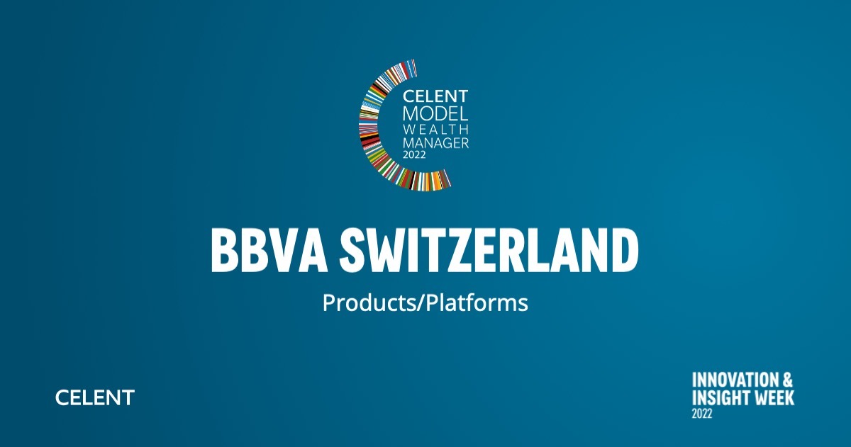 Celent awards BBVA Switzerland for its crypto solution