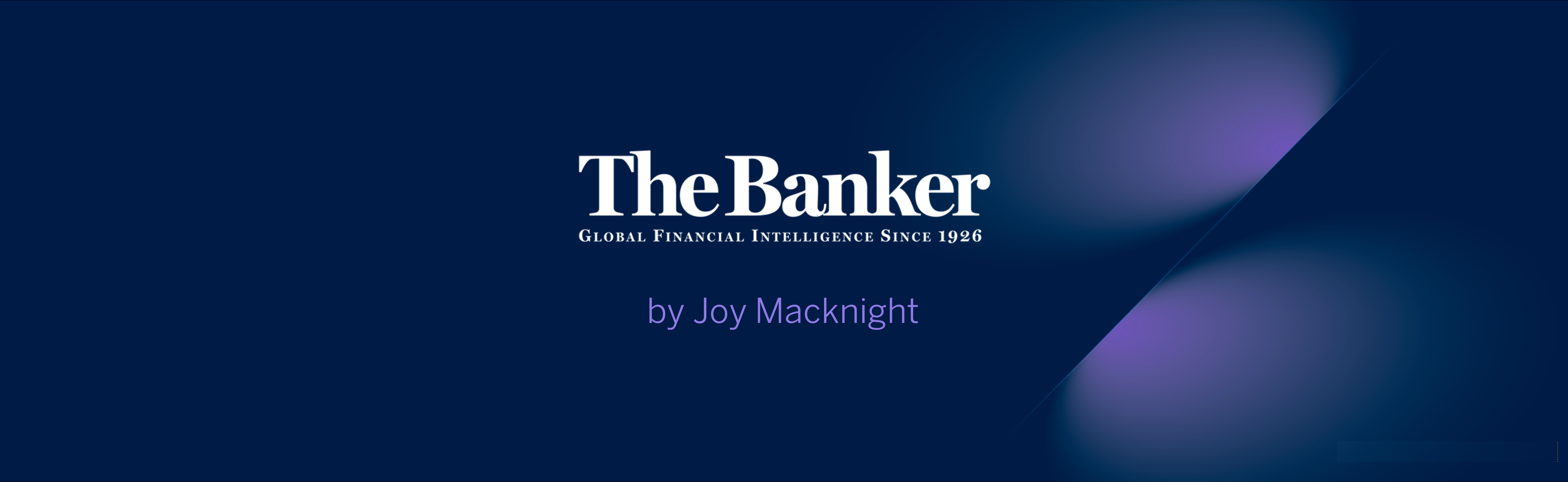 The Banker reconoce el potencial de nuestro servicio cripto